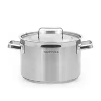 Garnek średni 7,2 l o średnicy 240 mm z pokrywką ze stali nierdzewnej | TECHNICA, Platinum Line