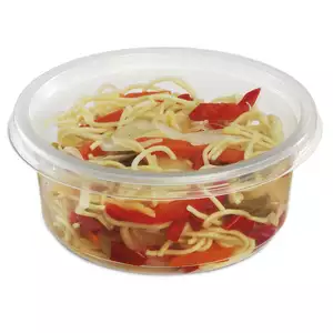 Pojemnik okrągły do transportu dań gotowych 250 ml, 115x42 mm, komplet 1000 szt. | WOPAK, PP 8113C