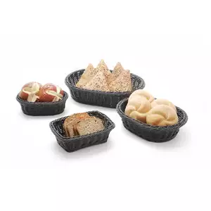 Koszyk prostokątny 190x130x60 mm, czarny | Hendi, 426791