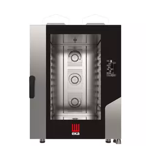 Piec konwekcyjno - parowy, gazowy 10x600x400, 18.7 kW, G20, 850x1041x1231 mm, inox | Hendi,  MKF1064GBM