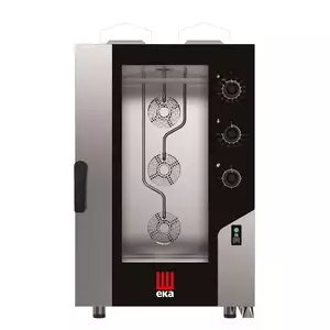Piec konwekcyjno - parowy, gazowy, 11 x GN 1/1 , 18.2 kW, G20,  730×855×1231 mm, inox | Hendi,  MKF1111GS