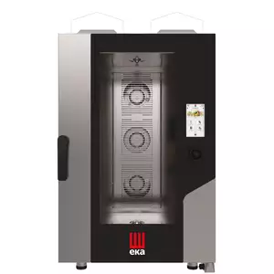 Piec konwekcyjno - parowy, gazowy, 6 x 600 x 400 , 18.2 kW, G20,  730×850×1230 mm, inox | Hendi,  MKF1111GTS