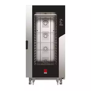 Piec konwekcyjno - parowy, elektryczny, 20xGN1/1, 31 kW, 400V, 930x971x1900 mm, inox | Hendi,  MKF2011BM