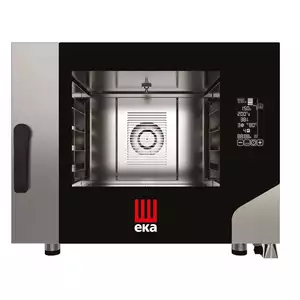 Piec konwekcyjno - parowy, elektryczny, 4x600x400, 7.8 kW, 400V, 850x970x700 mm, czarny | Hendi,  MKF464BM