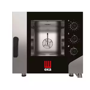 Piec konwekcyjno - parowy, elektryczny, 5xGN1/1, 7.8 kW, 400V, 730x784x700 mm, czarny | Hendi,  MKF511S