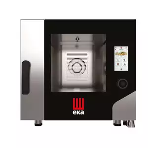 Piec konwekcyjno - parowy, elektryczny, 5xGN1/1, 7.8 kW, 400V, 730x784x700 mm, czarny | Hendi,  MKF511TS