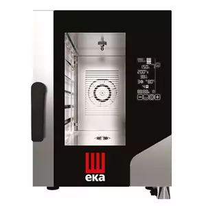 Piec konwekcyjno - parowy, elektryczny, 6xGN1/1, 7.8 kW, 400V, 500x930x700 mm, czarny | Hendi,  MKF611CBM