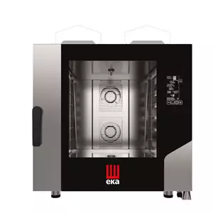 Piec konwekcyjno - parowy, gazowy, 6 x 600 x 400, 14 kW, G20, 850×1035×951 mm, inox | Hendi,  MKF664GBM