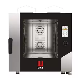 Piec konwekcyjno - parowy, gazowy, 6 x 600 x 400, 14 kW, G20, 850×1035×950 mm, inox | Hendi,  MKF664GTS
