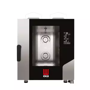 Piec konwekcyjno - parowy, gazowy, 7 x GN 1/1, 14 kW, G20, 730×849×951 mm, inox | Hendi,  MKF711GBM