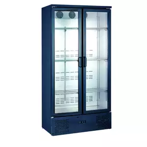 Witryna chłodnicza do butelek, 2-drzwiowa, drzwi uchylne, 466 l, 920x515x1815 mm | TECHNICA, Cold Line