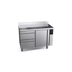 Stół chłodniczy 1-drzwiowy z 2 szufladami, bez agregatu, 268 l, 1192x600x850 mm, 0,03 kW | FAGOR, SNACK