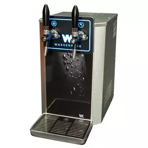 Dystrybutor do wody i napojów, nablatowy, 500x270x520 mm, czarny, srebrny | MIJAR, SODA 80 THOR