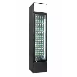 Szafa chłodnicza 1-drzwiowa, 160 l, 0,14 kW, 390x475x1880 mm, czarna | RESTO QUALITY, RQ216-BLACK