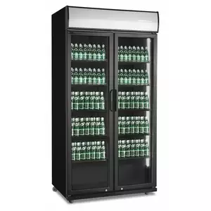 Szafa chłodnicza 2-drzwiowa, 590 l, 0,52 kW, 870x605x1981 mm, czarna | RESTO QUALITY, RQ880H-BLACK