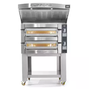 Piec do pizzy 2-komorowy, 8x pizza 35 cm, 11,6 kW, 1190x1100x780 mm | CUPPONE, Michelangelo
