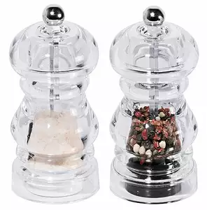 Młynek z masy akrylowej do soli/pieprzu 0,05 l | CONTACTO, 6788/120