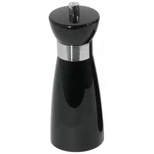 Młynek do soli z czarnego plastiku 0,15 l | CONTACTO, 6863/182