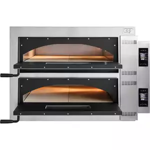 Piec do pizzy 2-komorowy, 8x pizza 360 mm, 1010x850x750 mm | GGF, 781822