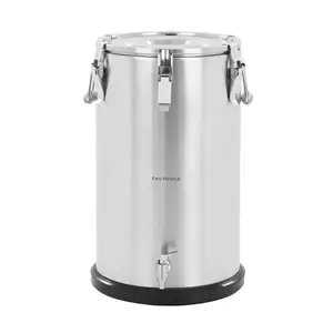 Termos z kranem 35 l ze stali nierdzewnej z podstawą z tworzywa sztucznego | TECHNICA, Platinum Line