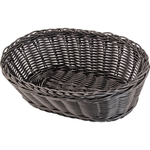 Koszyk prostokątny z polipropylenu, 255x180 mm, czarny | GREDIL, 361252