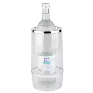 Pojemnik termoizolacyjny do butelek o średnicy 120 mm, przeźroczysty  | APS, 36032