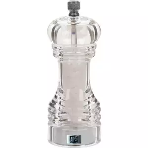 Młynek do soli o wysokości 150 mm, przeźroczysty | APS, Professional
