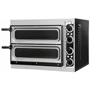 Piec do pizzy 2-komorowy, 2xpizza 320 mm, 567x427,5x428 mm | HENDI, Vetro