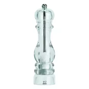 Młynek do soli z akrylu 220 mm, przeźroczysty | PEUGEOT, Nancy