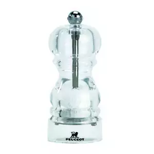 Młynek do soli z akrylu, przeźroczysty 120 mm | PEUGEOT, Nancy