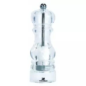 Młynek do soli z akrylu, przeźroczysty 180 mm | PEUGEOT, Nancy