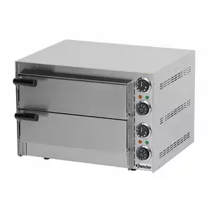 Piec do pizzy dwukomorowy 2 x pizza 35 cm | BARTSCHER, Mini 2
