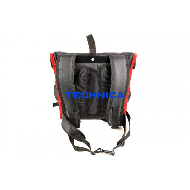 Plecak do pizzy na 4 pudełka 600x600 mm, z nylonu, czarny z