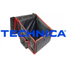 Plecak do pizzy na 4 pudełka 600x600 mm, z nylonu, czarny z