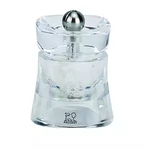 Młynek do soli z akrylu, przeźroczysty 80 mm | PEUGEOT, Baltic