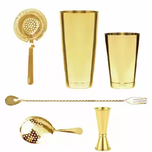 Set barmański 360x460x110 mm, złoty | BAREQ , BPR-103