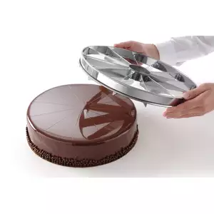 Znacznik do tortów - 12 porcji, o średnicy 320 mm | HENDI, 512517