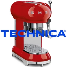 Ekspres do kawy, kolbowy, 1 l, 149x330x303 mm, czerwony | SMEG, 50’s Style