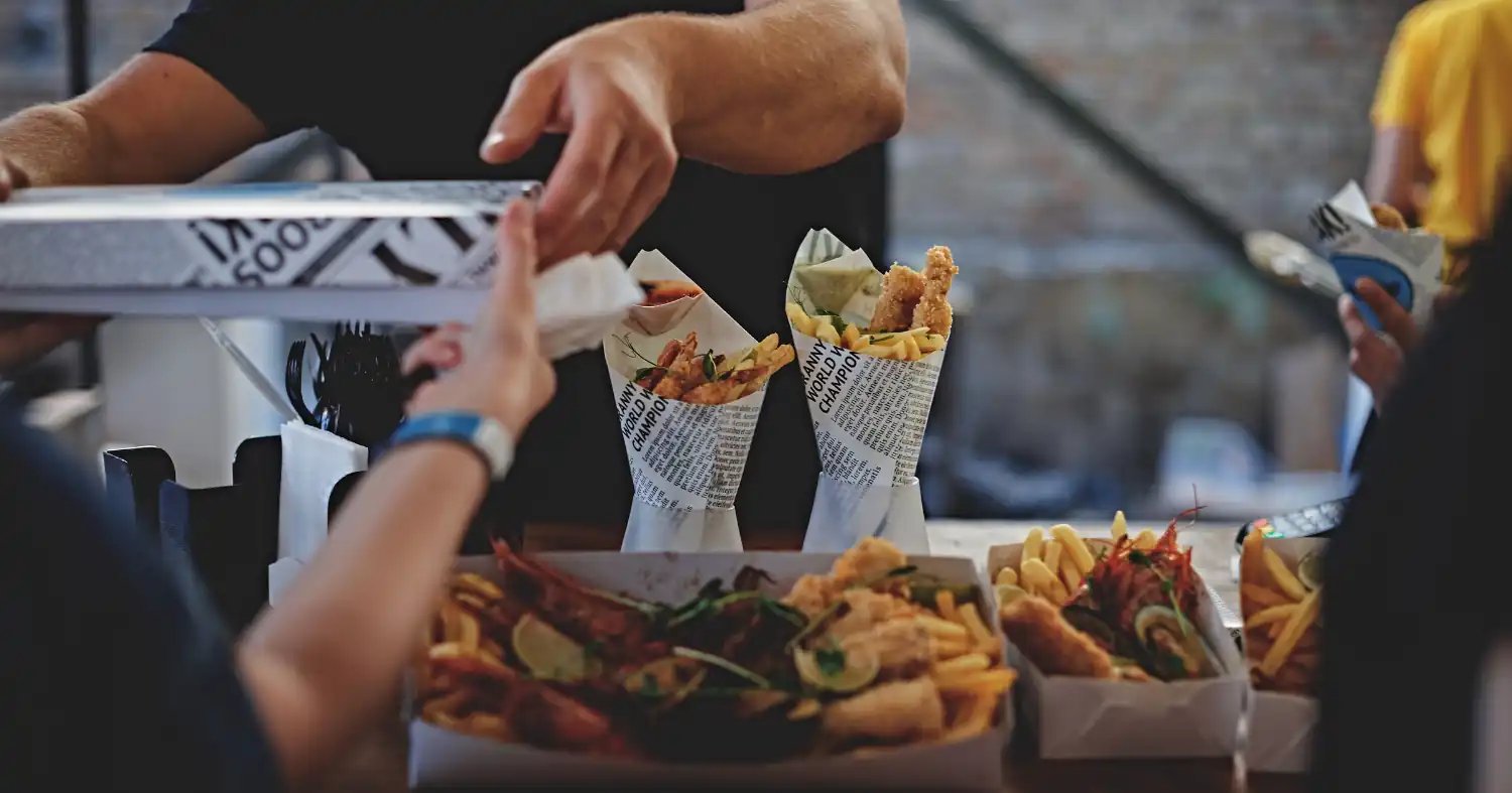 Jedzenie z foodtrucka