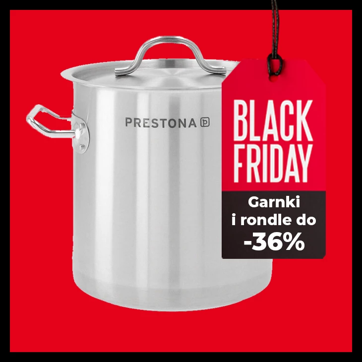 Garnki i rondle Prestona do -36%