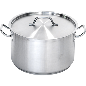 Garnek średni ze stali nierdzewnej z pokrywką o średnicy 280 mm, 11,1 l | STALGAST, Premium Line