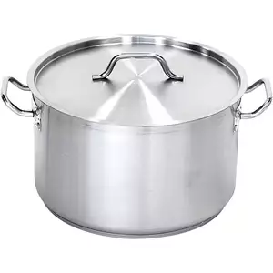Garnek średni ze stali nierdzewnej z pokrywką o średnicy 500 mm, 62,8 l | STALGAST, Premium Line