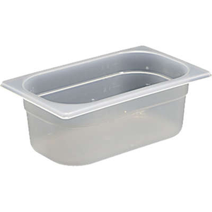 Pojemnik GN 1/4 100 mm z polipropylenu, półprzezroczysty | STALGAST, 164102