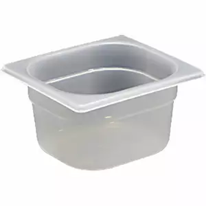 Pojemnik GN 1/6 100 mm z polipropylenu, półprzezroczysty | STALGAST, 166102