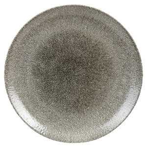 Talerz płytki okrągły ø 288 mm | CHURCHILL, Studio Prints Raku Quartz Black