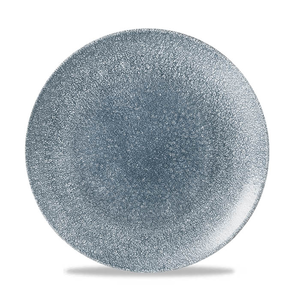 Talerz płytki okrągły ø 260 mm | CHURCHILL, Studio Prints Raku Topaz Blue