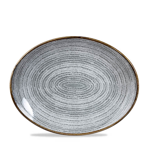 Półmisek owalny 317x255 mm | CHURCHILL, Studio Prints Homespun Stone Grey