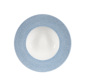 Talerz głęboki okrągły z szerokim rantem ø 280 mm, 468 ml | CHURCHILL, Isla Ocean Blue
