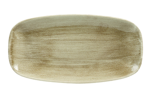 Półmisek prostokątny 298x153 mm | CHURCHILL, Stonecast Patina Antique Taupe