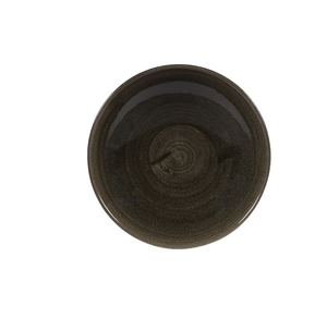 Talerz głęboki okrągły ø 182 mm, 426 ml | CHURCHILL, Stonecast Patina Iron Black